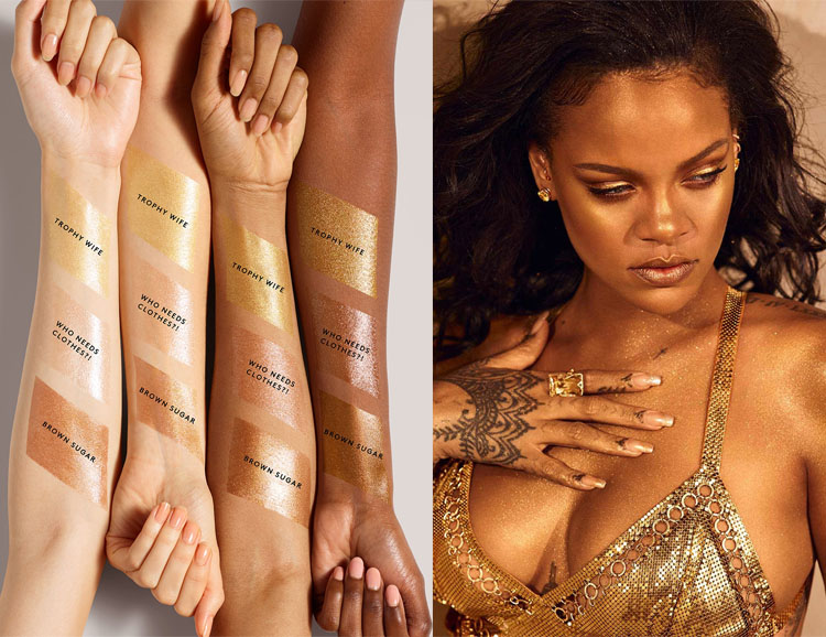Rihanna Drops Three New Fenty Beauty Body Lava Shades Wearjourney